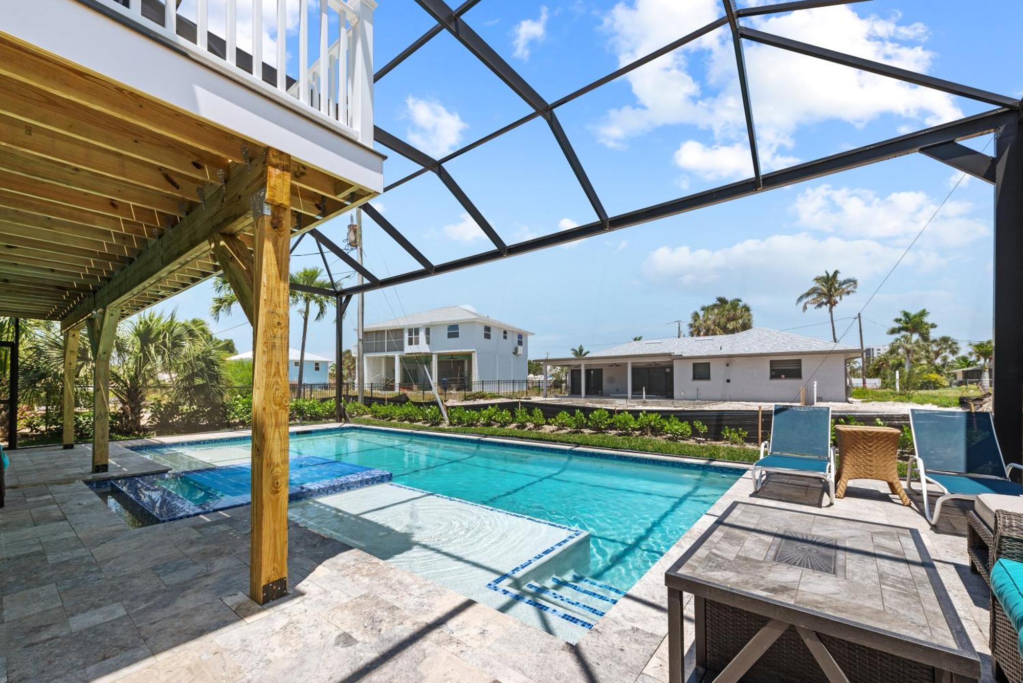 Heated Pool Home Steps To The Beach Fort Myers Beach Exterior photo